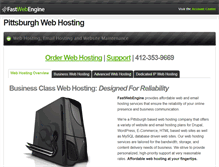 Tablet Screenshot of fastwebengine.com